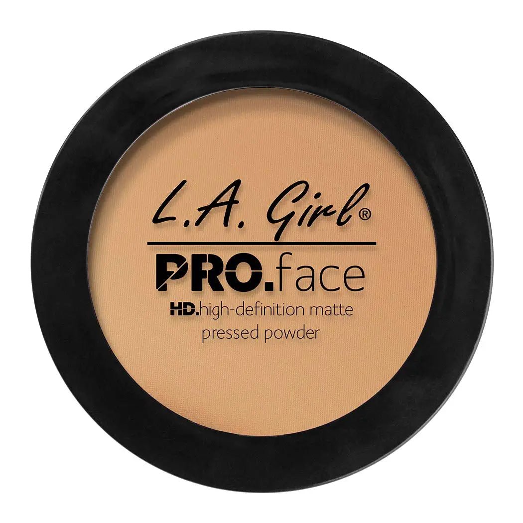 L.A. Girl Pro Face HD Matte Pressed Powder, Warm Honey