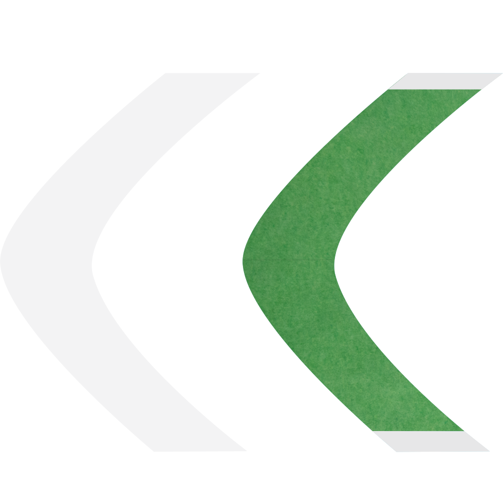 Walker Tape Easy Green Straight Strips 36 Pack, 1/2 x 3 in