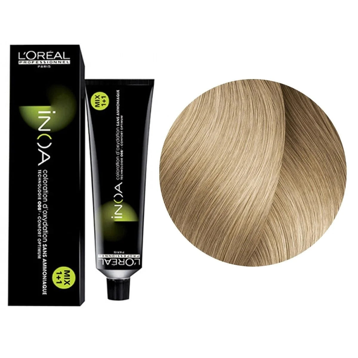 L'Oréal Professionnel INOA 5.35 (5GRv) Light Brown Gold Red Violet - Ammonia-Free Permanent Color, 2.1 oz