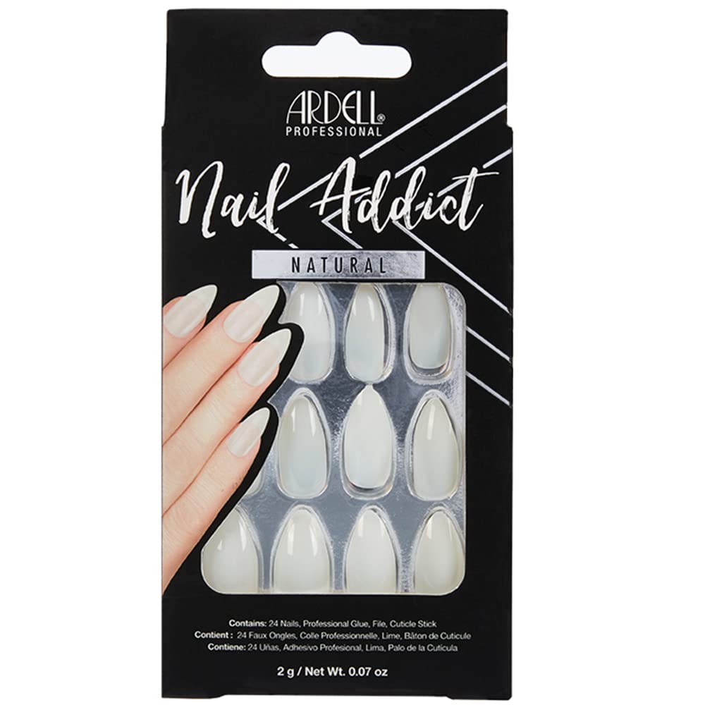 Ardell Nail Addict Premium Artificial Nail Set, Marble Purple Ombre