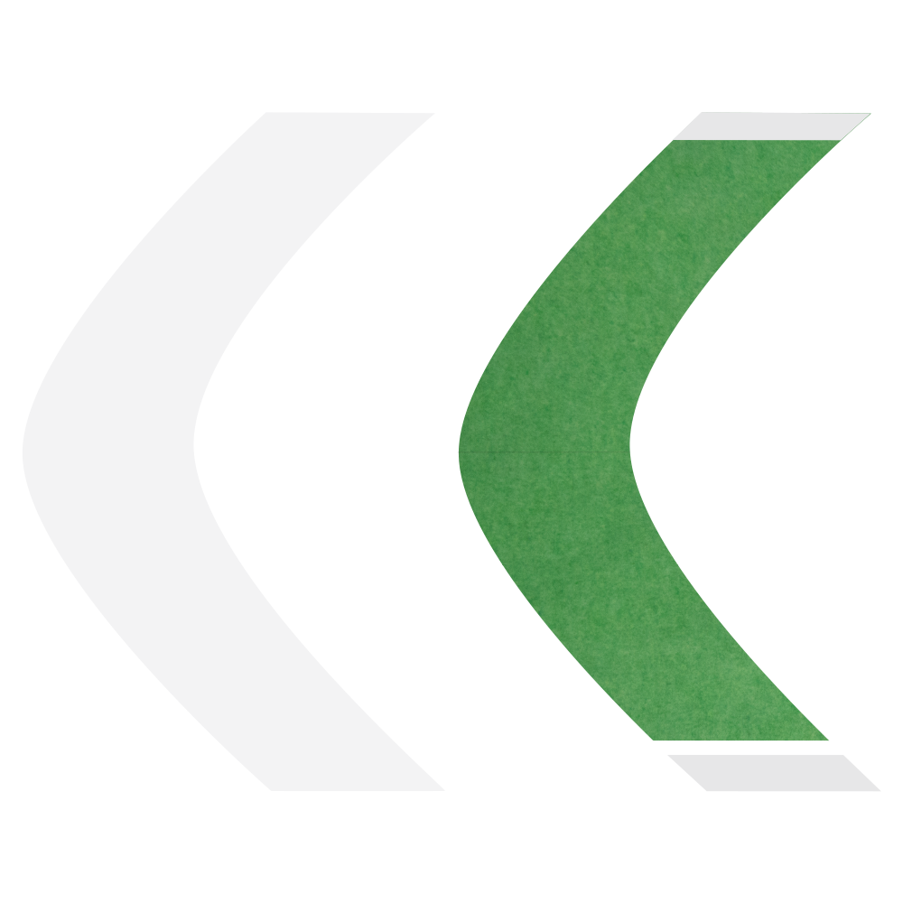 Walker Tape Easy Green Straight Strips 36 Pack, 1/2 x 3 in
