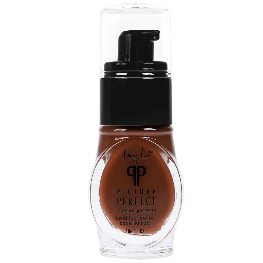 Ashley Lee Picture Perfect Liquid Foundation, Warm Caramel, 1.06 oz