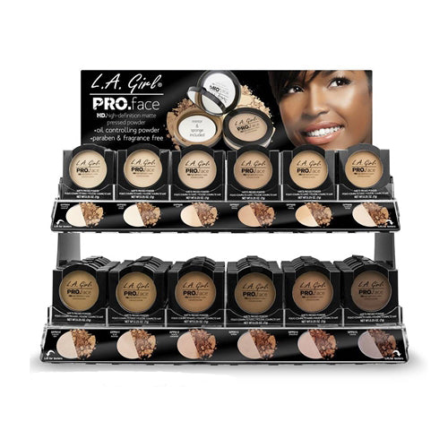 L.A. Girl Pro Face HD Matte Pressed Powder, Warm Honey