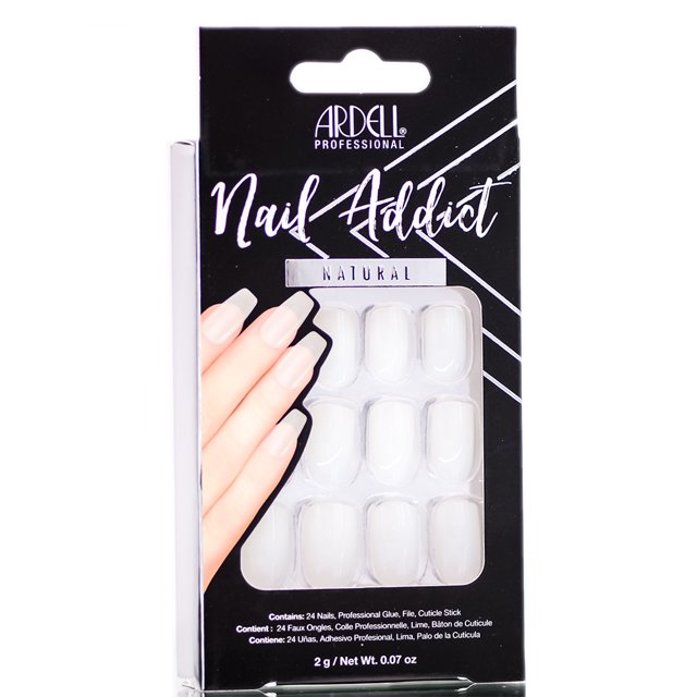 Ardell Nail Addict Premium Artificial Nail Set, Marble Purple Ombre