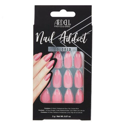 Ardell Nail Addict Premium Artificial Nail Set, Marble Purple Ombre