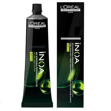 L'Oréal Professionnel INOA 5.35 (5GRv) Light Brown Gold Red Violet - Ammonia-Free Permanent Color, 2.1 oz