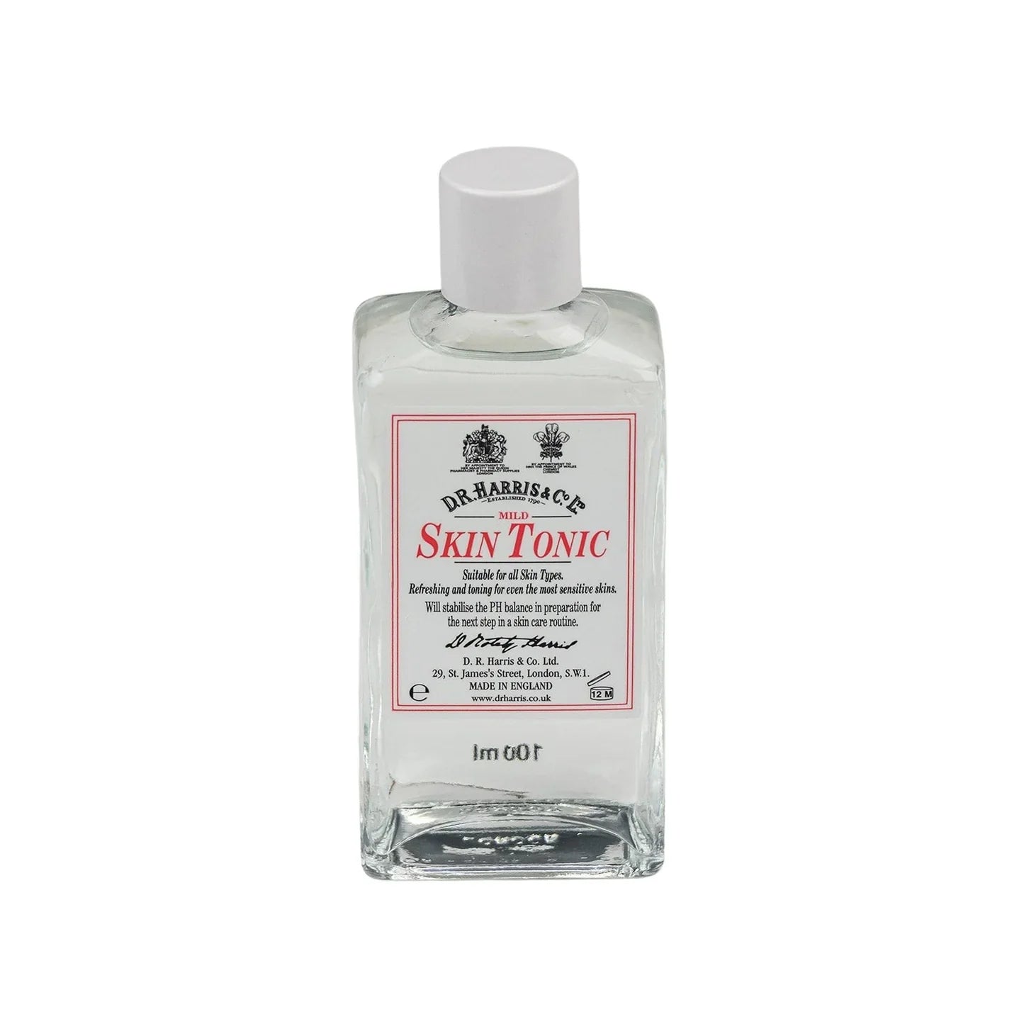 D. R. Harris & Co Mild Skin Tonic Plastic Bottle 100ml