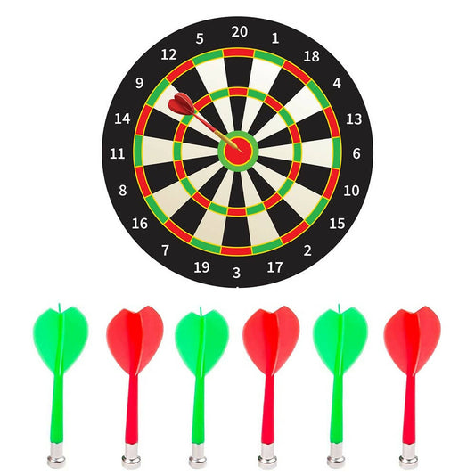 Kipa Gaming Dart On: Magnetic Dart Board Game- Bullseye Dart Board with 6 pcs Safe Darts for Indoor and Outdoor Game