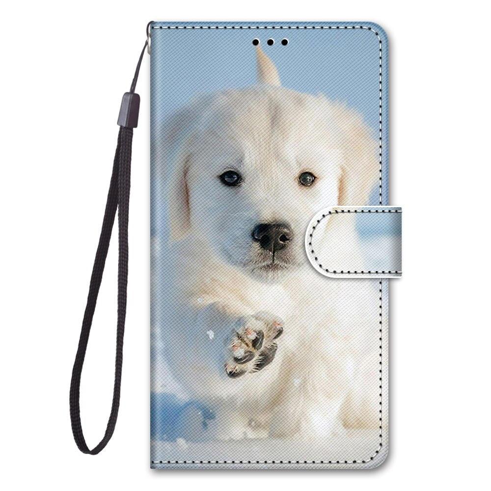 Painted Leather Flip Phone Case For Xiaomi Redmi 8 9 9A 9C 9T Redmi 10 Lion Cat Butterfly Wallet Card Holder Stand Book Cover Colorful PU Leather Wallet Flip Cover Shockproof Card Slots Holder Side Pocket Magnetic Closure Stylish Case