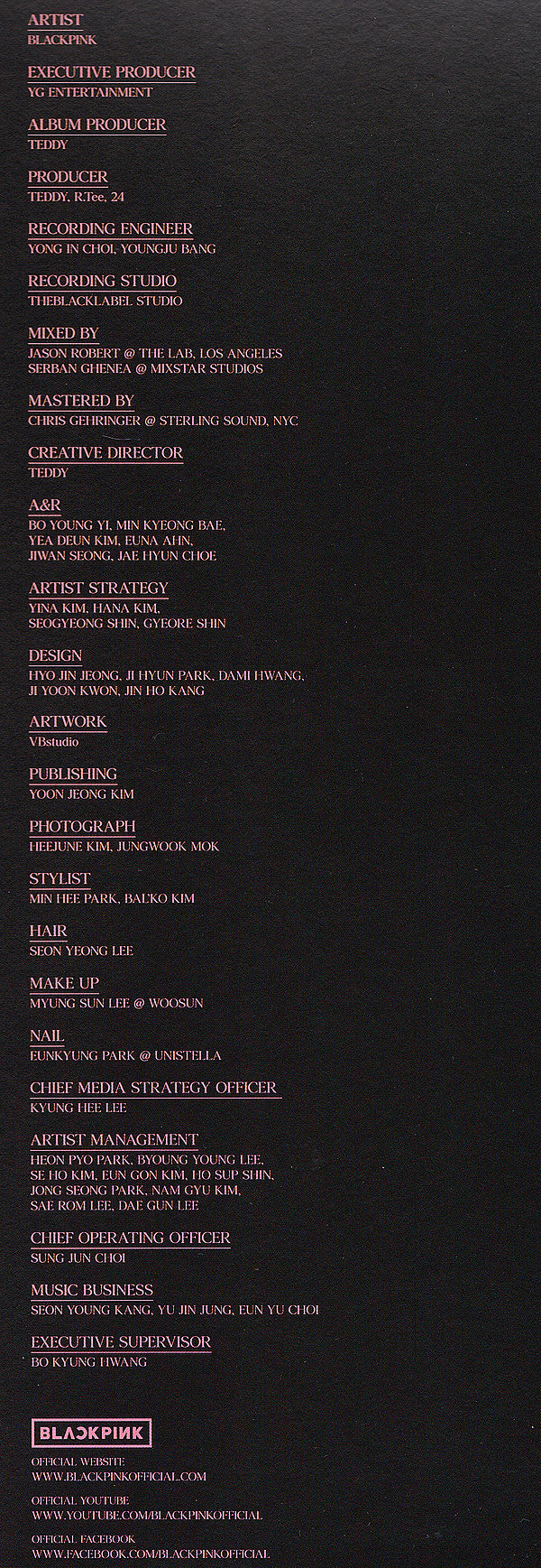 The Album (PINK) | Mint (M) Mint (M)