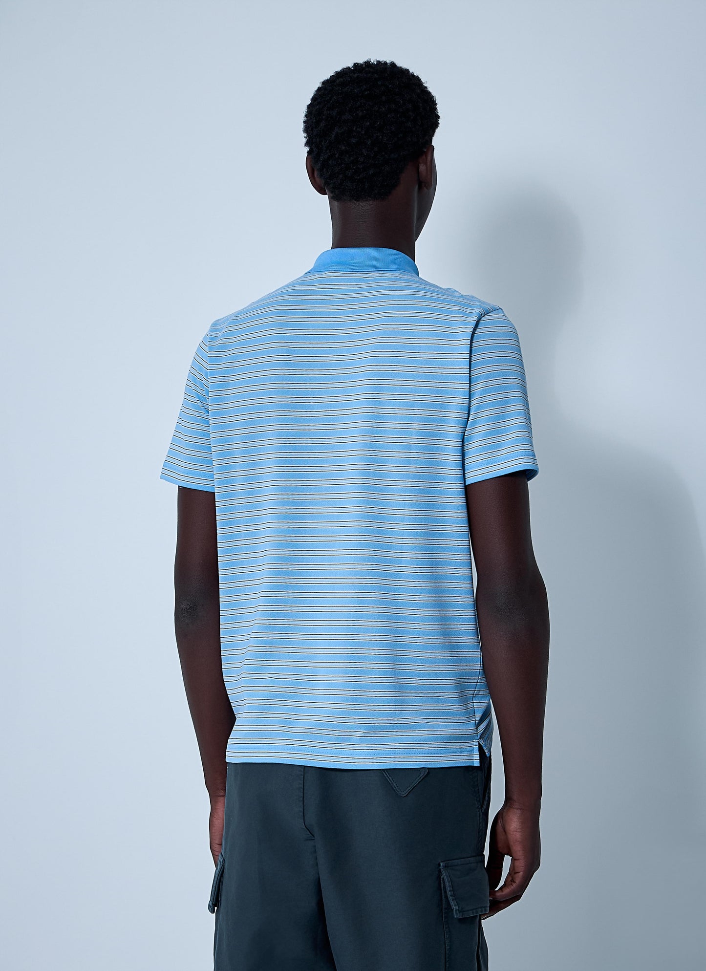 Prada Men Logo Motif Polo Shirt