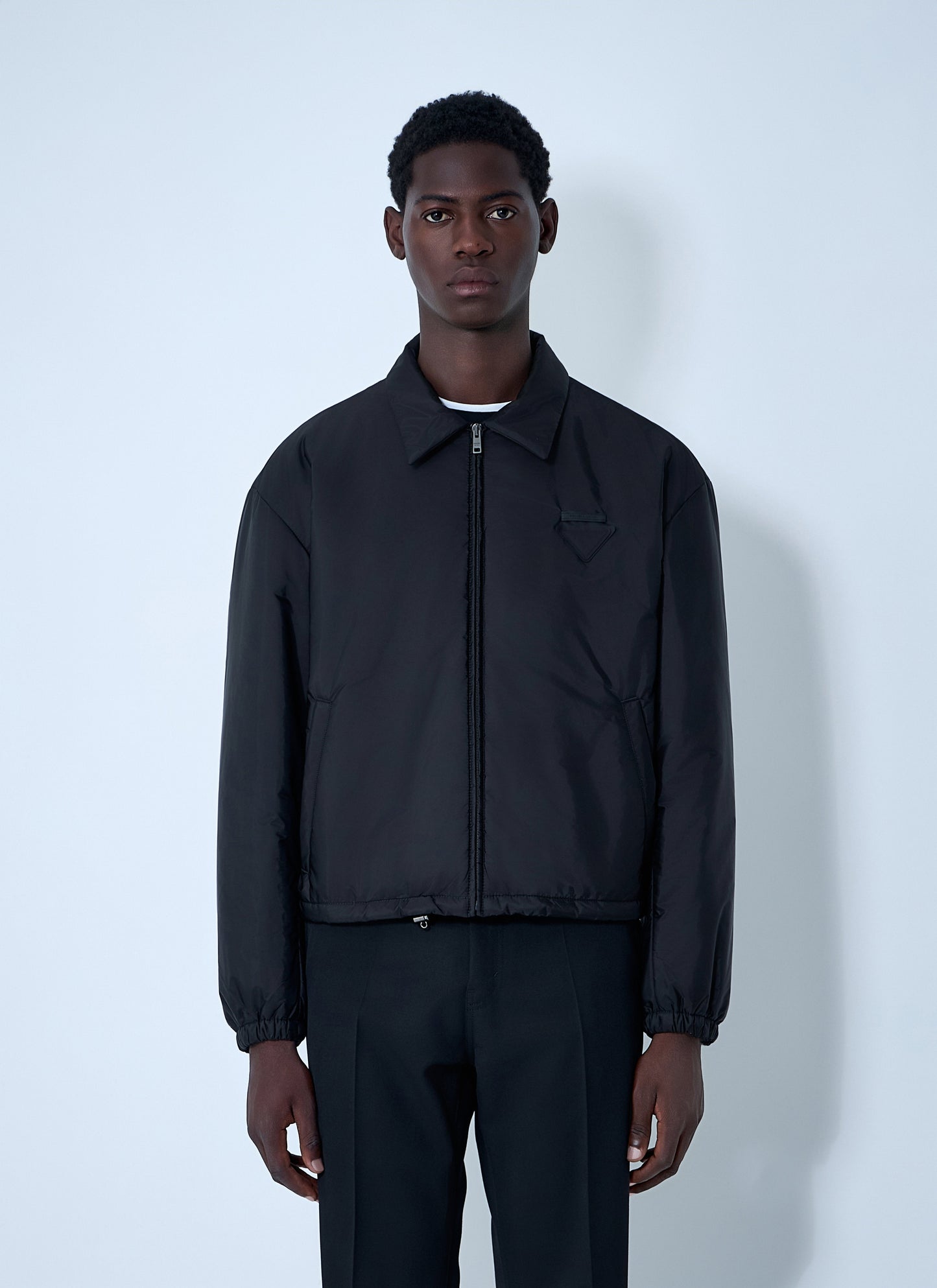 Prada Men Short Re-Nylon Down Jacket