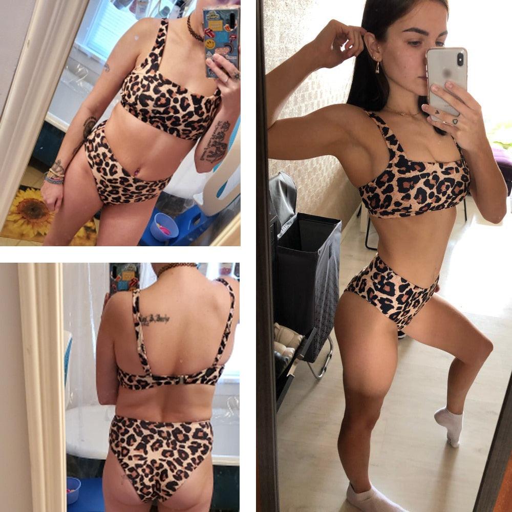 High Waist Bikini Push Up Swimsuit