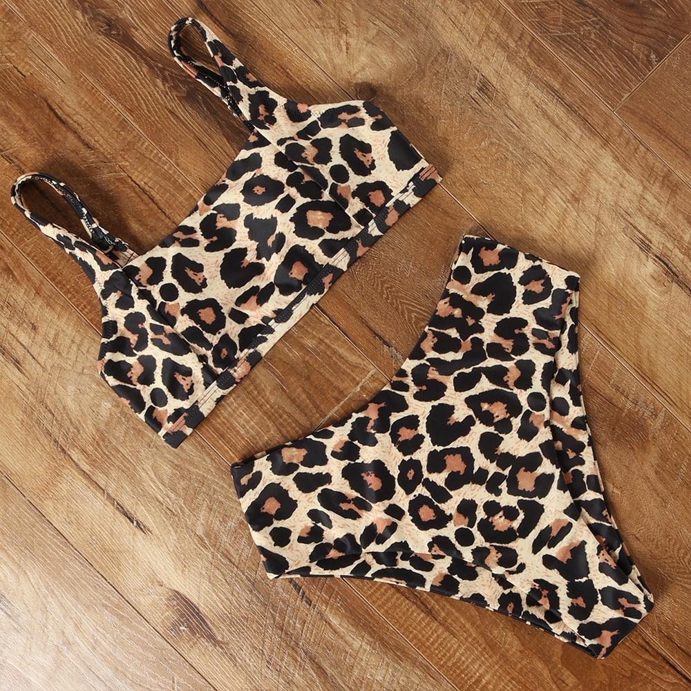 High Waist Bikini Push Up Swimsuit