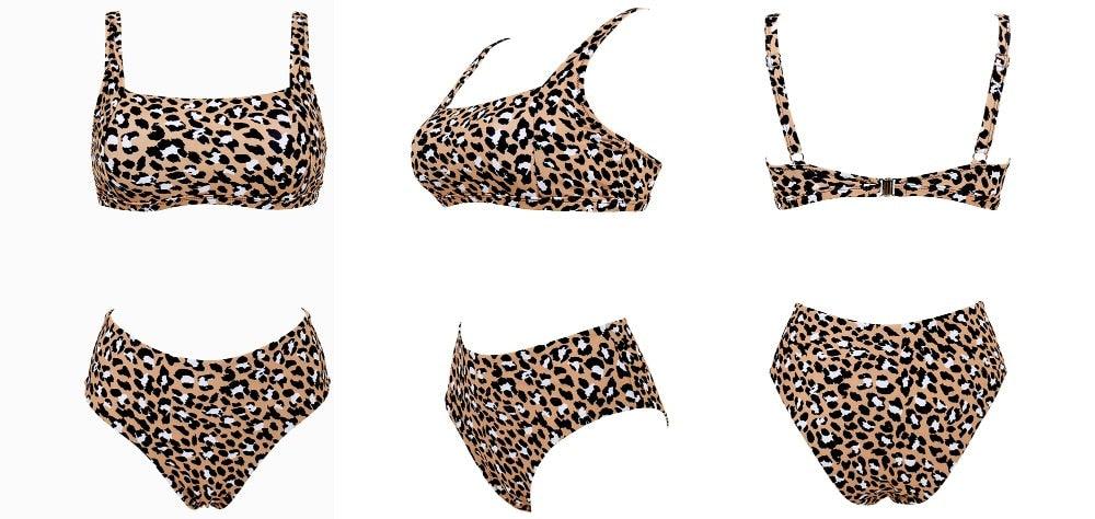 High Waist Bikini Push Up Swimsuit