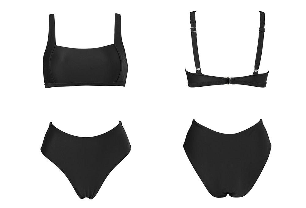 High Waist Bikini Push Up Swimsuit