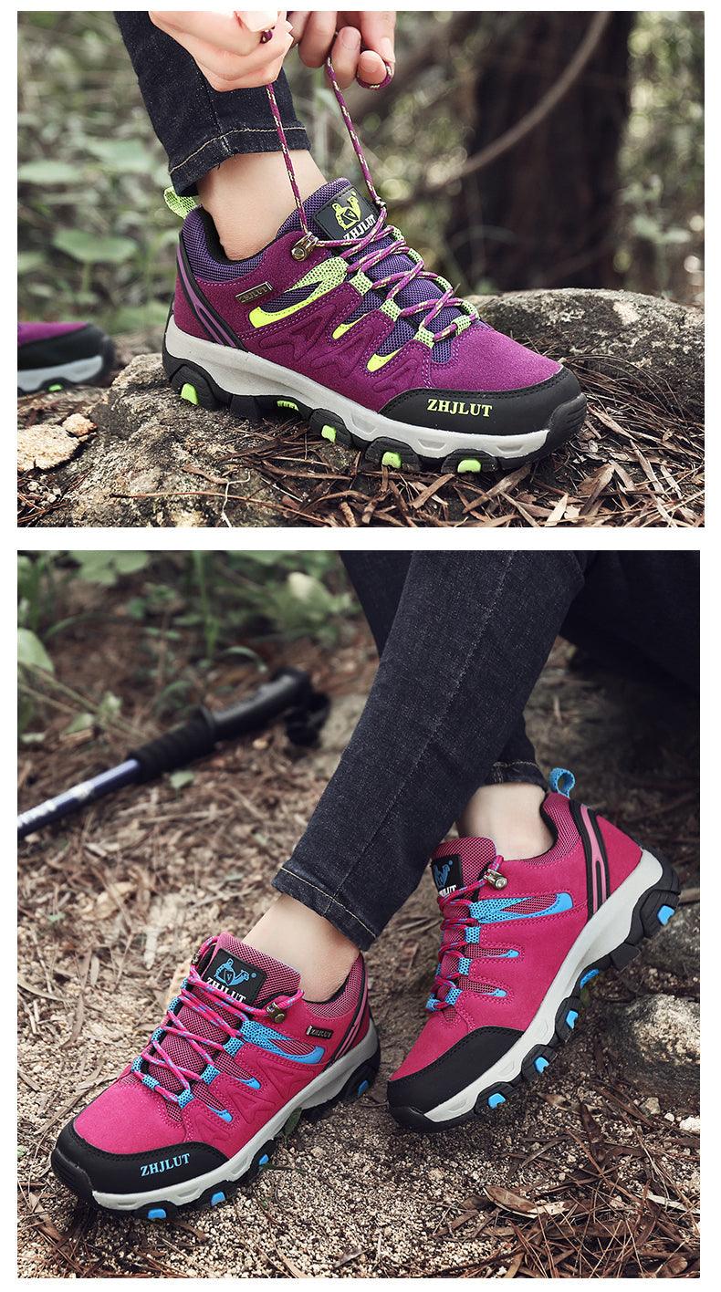 Autumn Winter Sports Outdoor Training Hiking Camping Women's Non-Slip Wear-Resistant Hiking Shoes