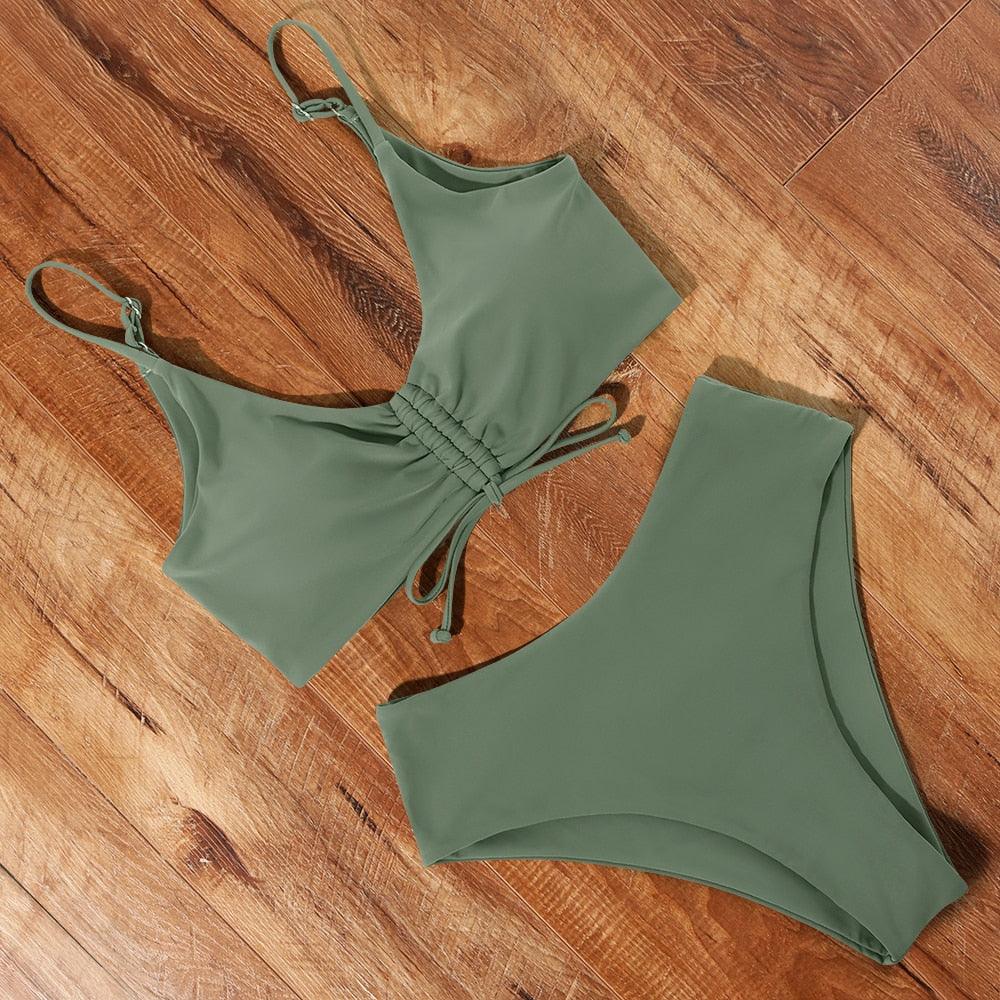High Waist Bikini Push Up Swimsuit