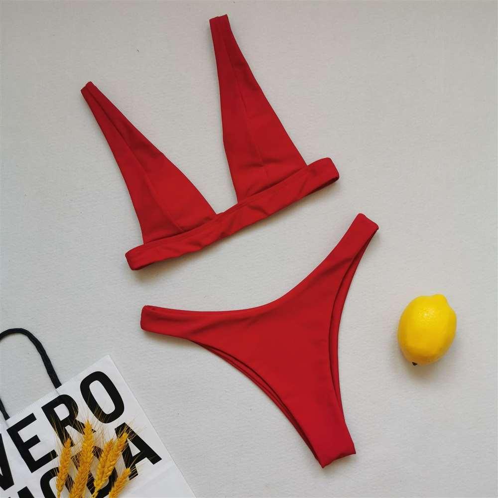Summer Bikini Stylish Swimwear Women Halter Push Up Bikini