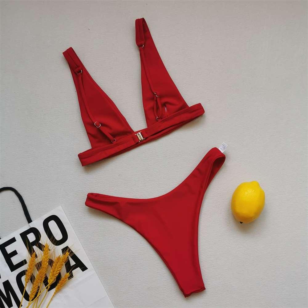 Summer Bikini Stylish Swimwear Women Halter Push Up Bikini