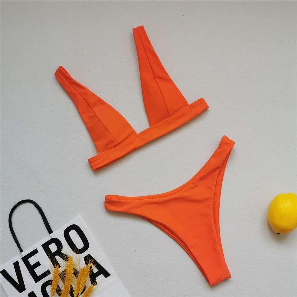 Summer Bikini Stylish Swimwear Women Halter Push Up Bikini