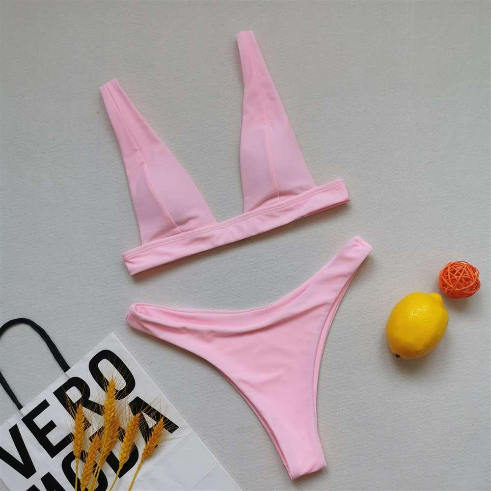 Summer Bikini Stylish Swimwear Women Halter Push Up Bikini