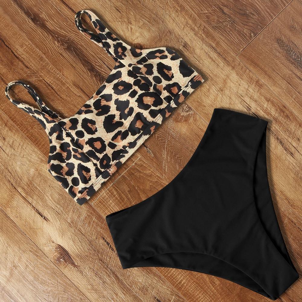 High Waist Bikini Push Up Swimsuit