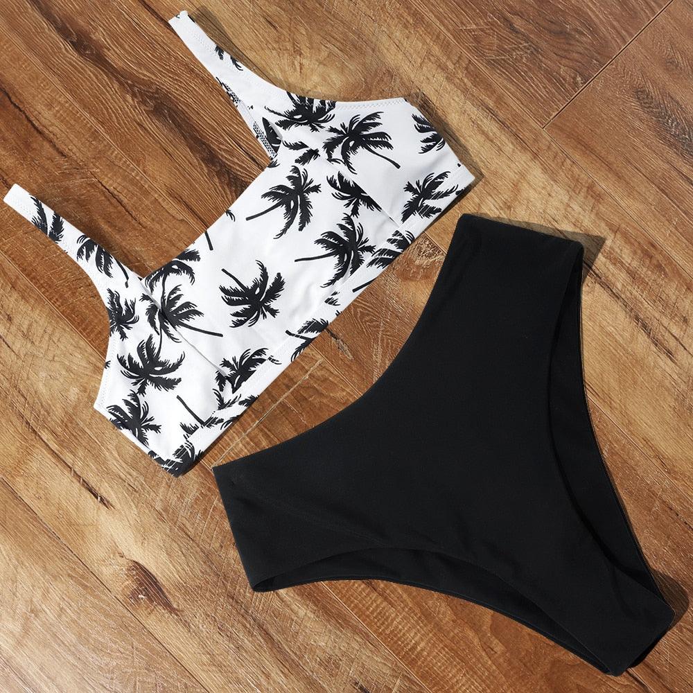 High Waist Bikini Push Up Swimsuit