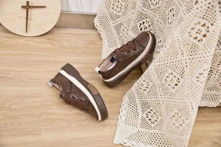 Luxury Leather New Genuine Casual Women Fashion Sneakers