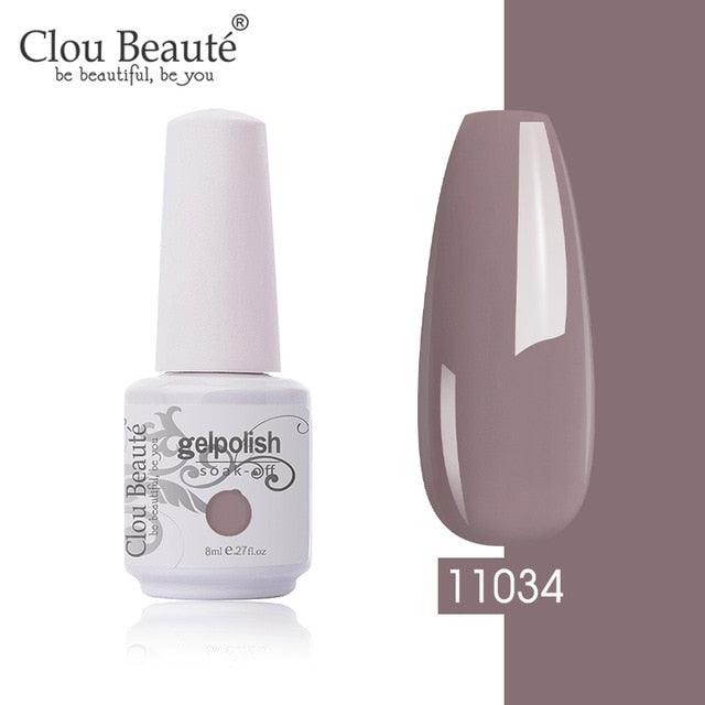 New 2022 Women Gel Nail Polish Pure Pink UV Gel Nail Polish Art Manicure Luxury Colorful Design For Ladies and Womens