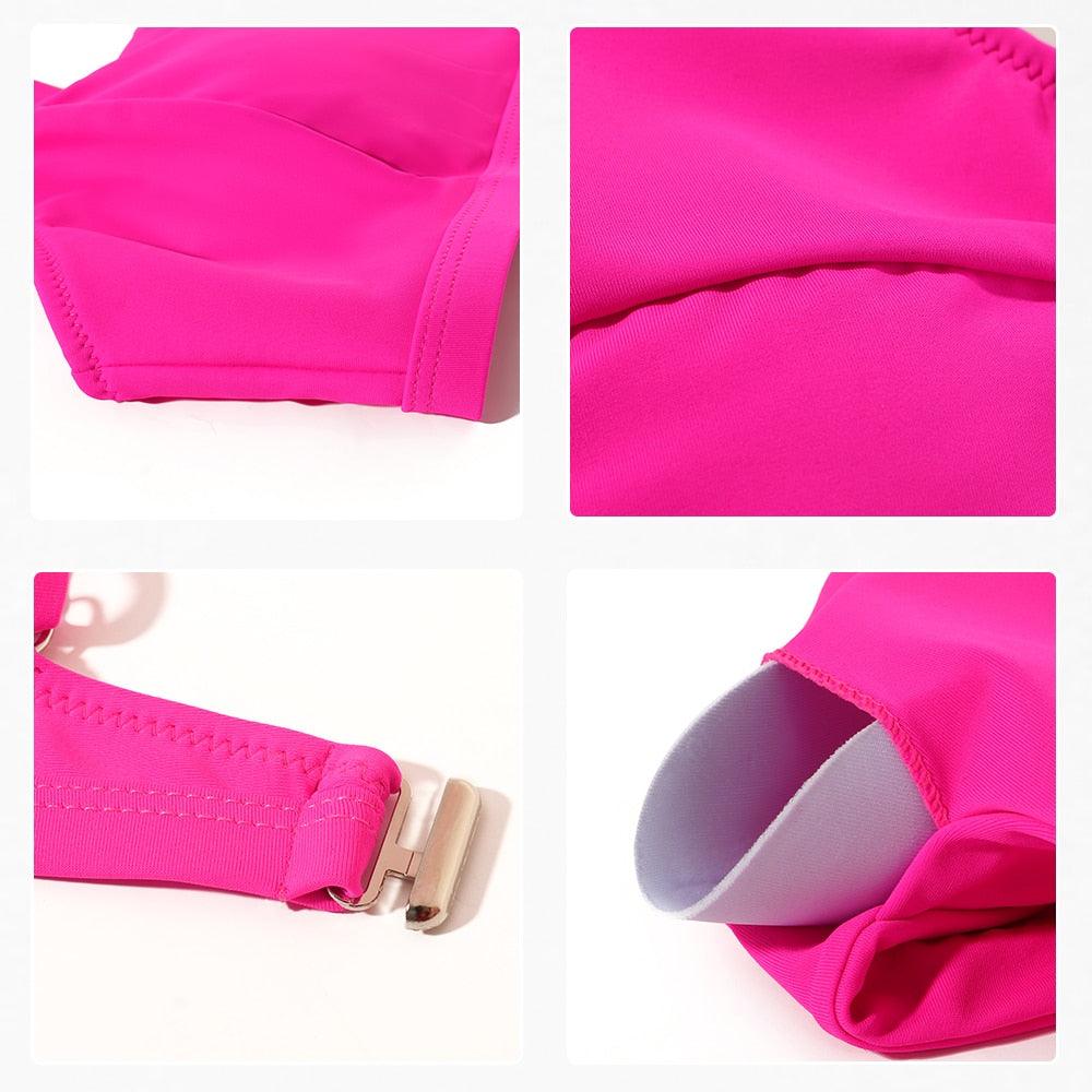 High Waist Bikini Push Up Swimsuit