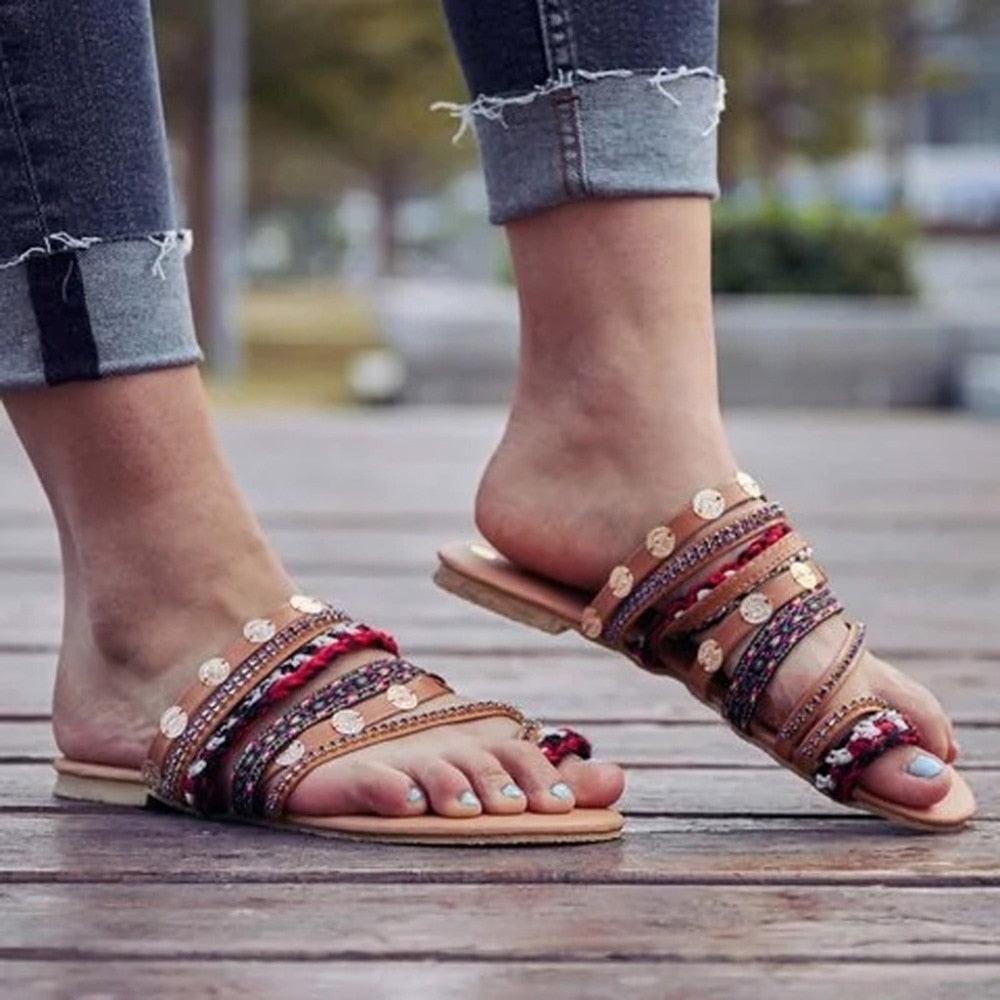 Women Sandals Flip-Flops Handmade Style