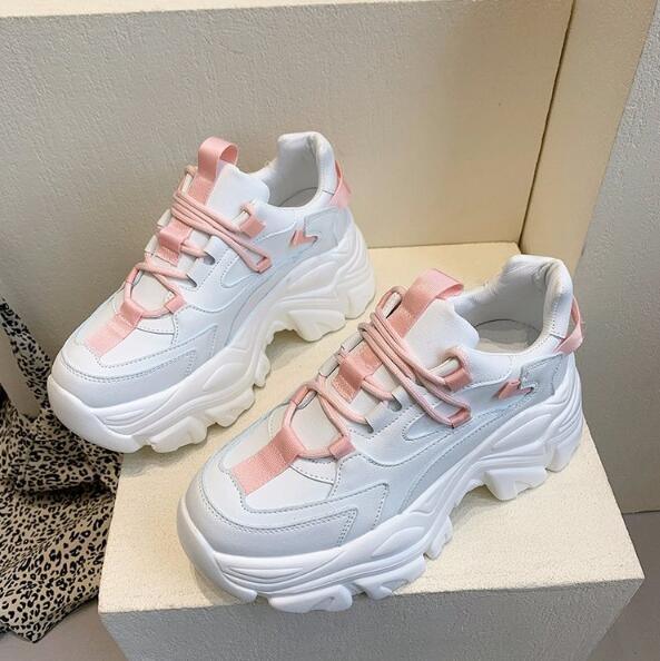 Modern Thick Platform Sneakers Woman Vulcanize Luxury Tennis Sneakers