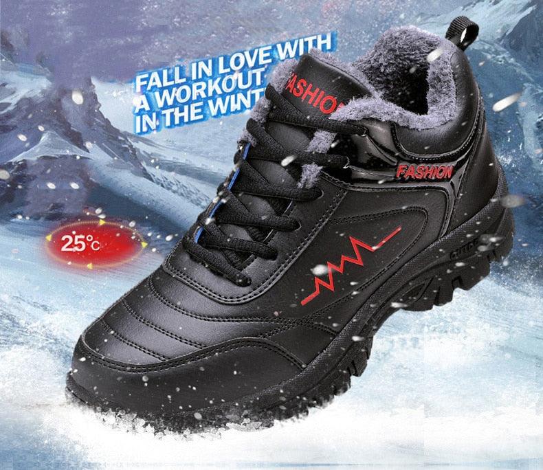 Winter Boots Shoes Plush Warm Outdoor Waterproof Ankle Snow Boots