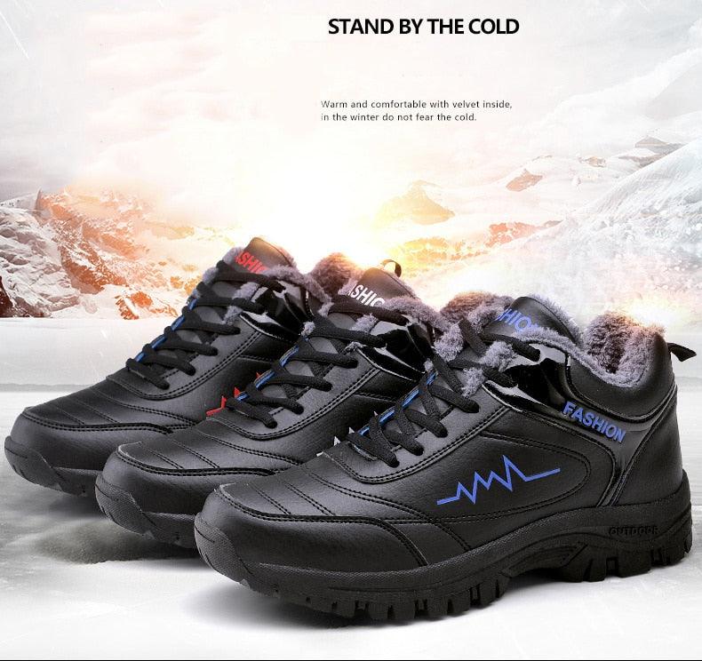 Winter Boots Shoes Plush Warm Outdoor Waterproof Ankle Snow Boots
