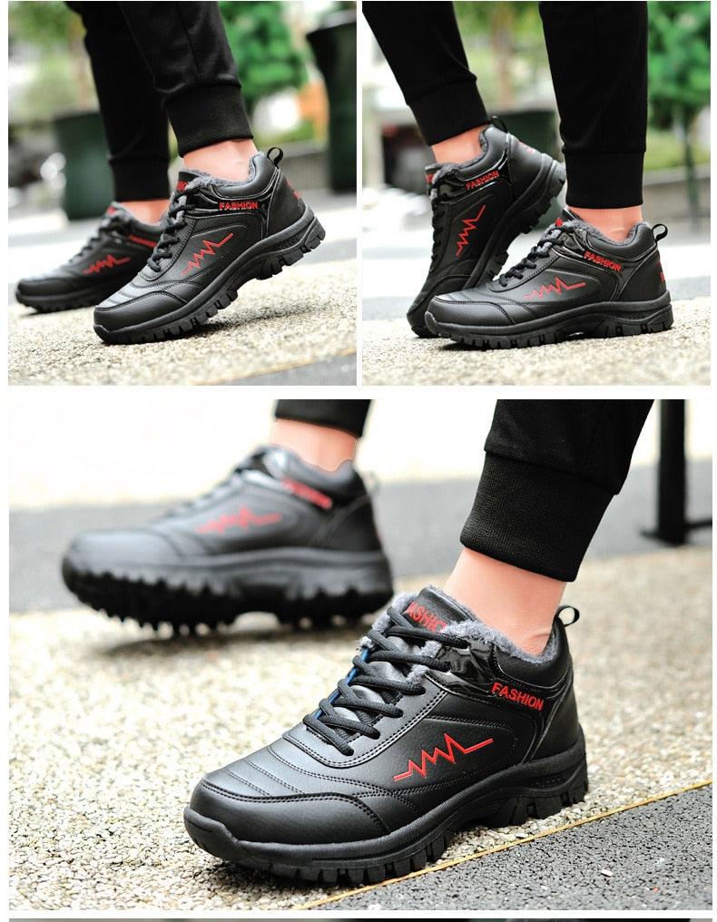 Winter Boots Shoes Plush Warm Outdoor Waterproof Ankle Snow Boots