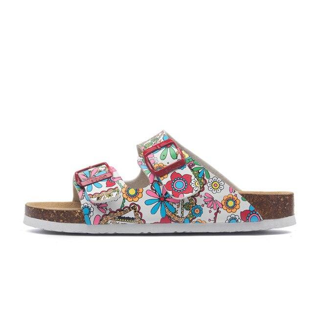 New Summer Beach Slippers Casual Double Buckle Non-slip Clogs