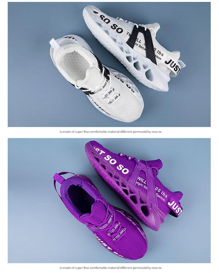 New Purple Womens Sport Running Mesh Platform Breathable Outdoor Lightweight Tennis Sport Shoes
