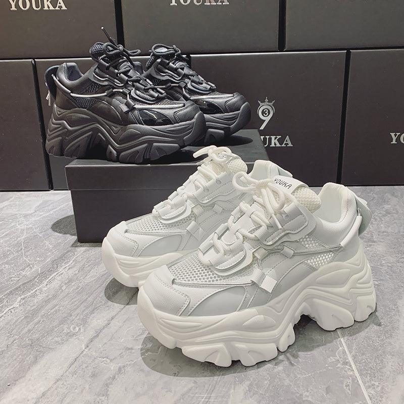 Modern Thick Platform Sneakers Woman Vulcanize Luxury Tennis Sneakers