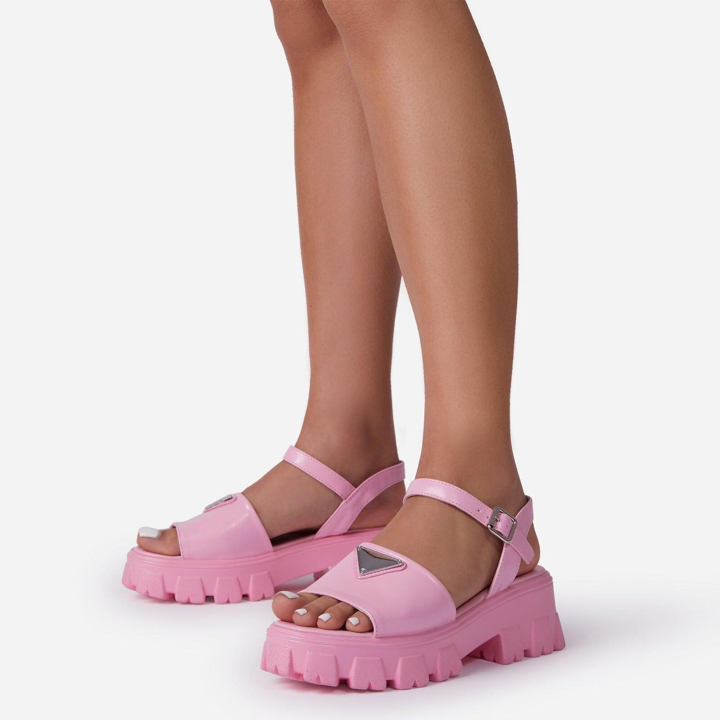 Platform Women's Sandals Summer Fashion Women Beach Classic Sandal Comfortable Beach  Pool Platforms Sandals With Buckle Open Toe Ankle Strap Thick-Soled Casual Women's Shoes