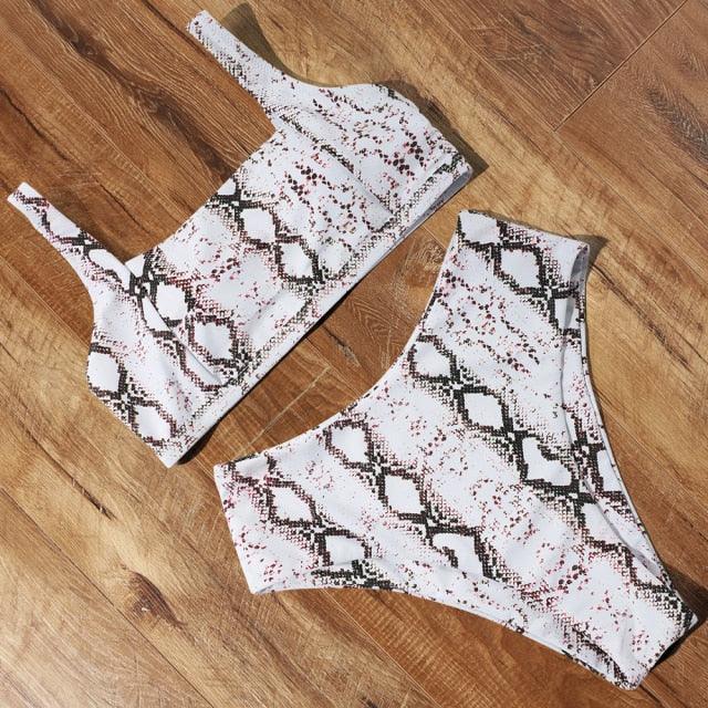 High Waist Bikini Push Up Swimsuit