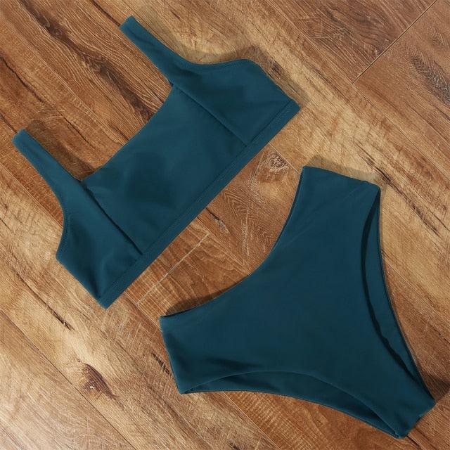 High Waist Bikini Push Up Swimsuit