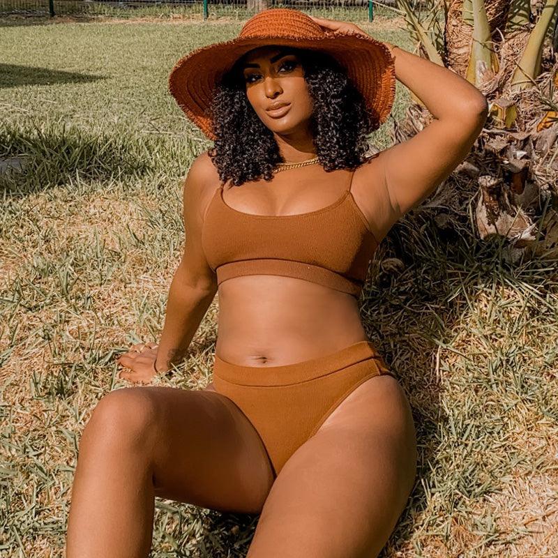 High Waist Bikini Swimsuits Women Push Up