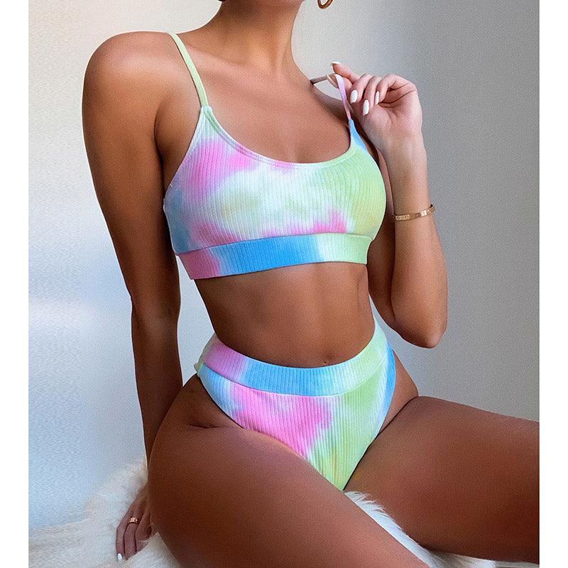 High Waist Bikini Swimsuits Women Push Up