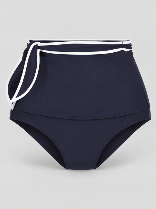 Tommy Hilfiger High-Waist Bikini Bottoms – Sky Captain