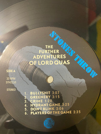 The Further Adventures Of Lord Quas | Mint (M) Mint (M)
