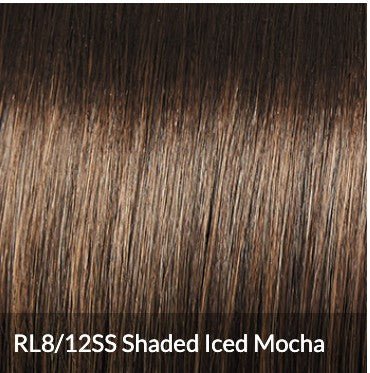 Raquel Welch On In 10! Wig, RL8/12SS Shaded Iced Mocha