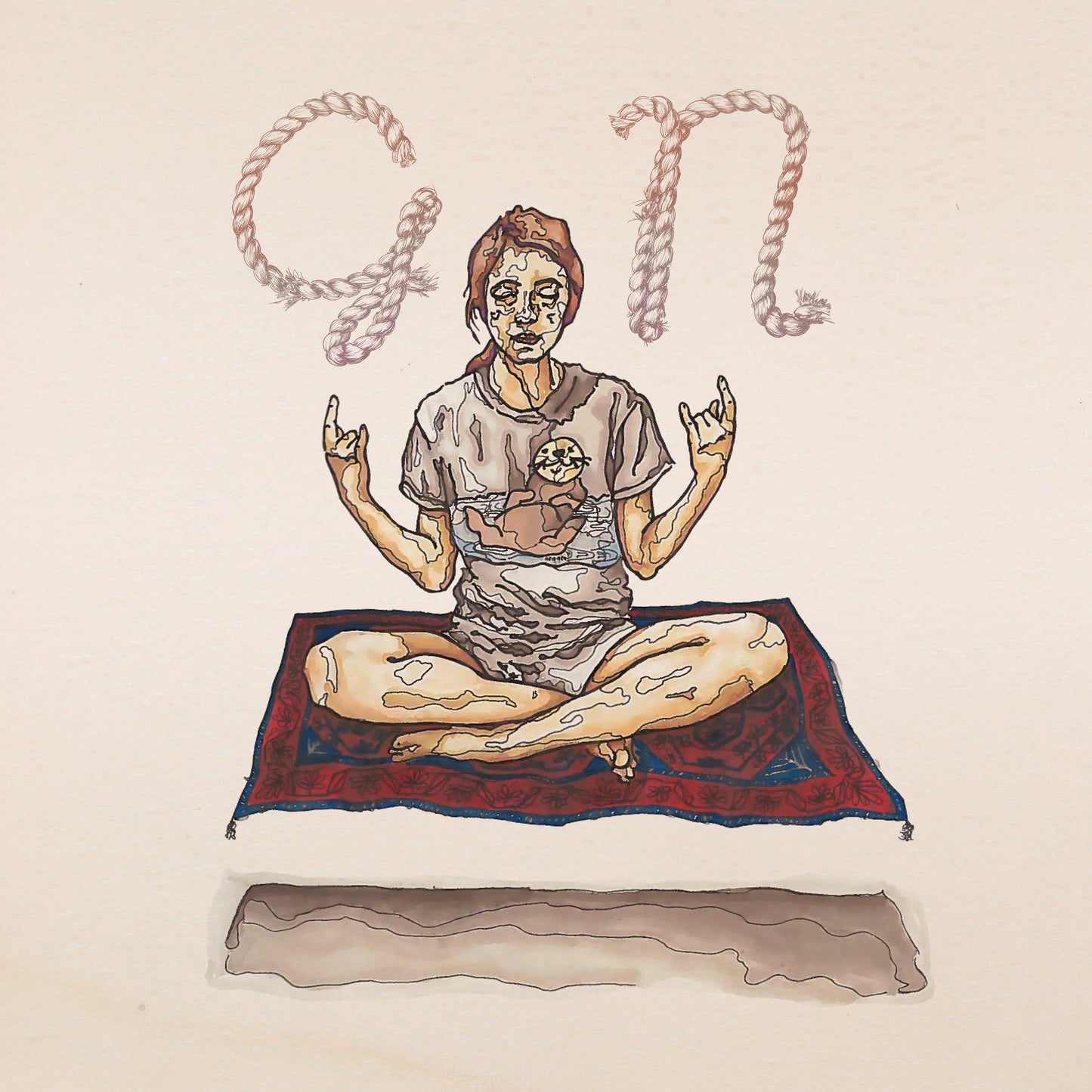 Gn ("Magic Carpet" Maroon/Blue VINYL) | Mint (M) Mint (M)