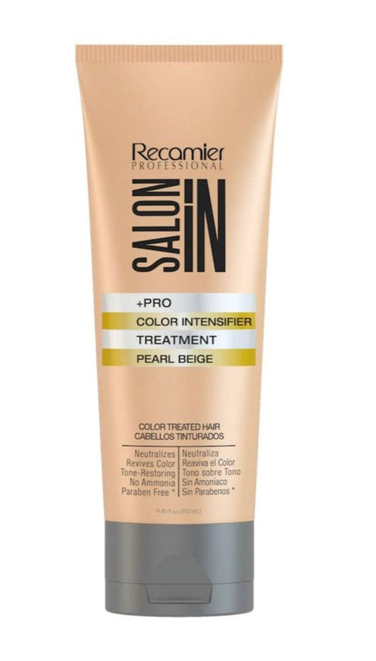 Recamier Professional Salon in Pro Hair Color Intensifier Treatment Pearl Beige 8.45 Fl Oz