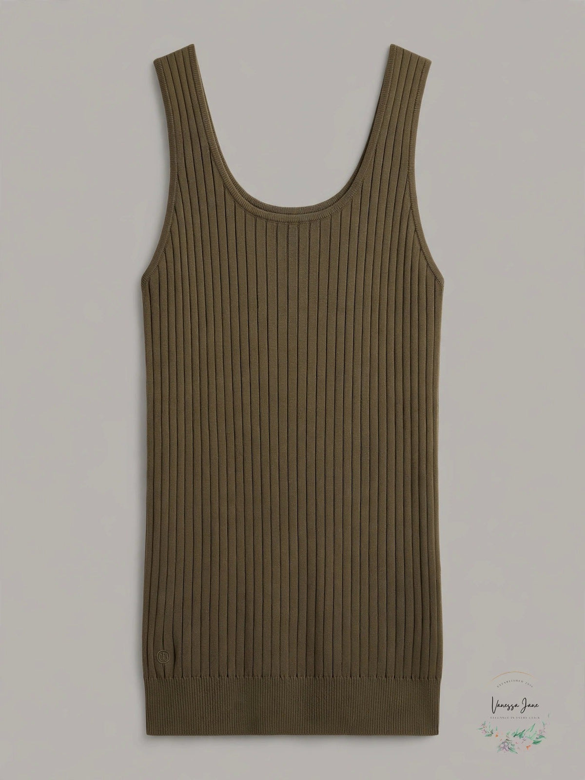 Remain Birger Christensen Gere Rib-Knit Tank, Size Medium